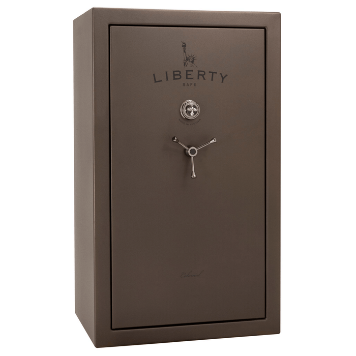 Colonial Series | Level 4 Security | 75 Minute Fire Protection | 30 | DIMENSIONS: 60.5"(H) X 36"(W) X 22"(D*) | Bronze Textured | Mechanical Lock